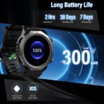 Qecnato Smartwatch mit Telefonfunktion – 1,39" HD Touchscreen, IP68 Wasserdicht, 110+ Sportmodi – Bild 7