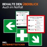 Erste-Hilfe-Kasten DIN 13157:2021 mit Wandhalterung – Verbandskasten für Betrieb & Haushalt – Bild 4