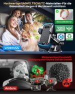 VANMASS Handyhalterung Auto 2026 – 4in1 Lüftung & Saugnapf für iPhone & Samsung – Bild 5