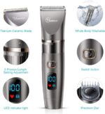 Hatteker 3-in-1 Haarschneider für Herren mit Keramik-Titan-Klinge & LCD-Anzeige – Profi Trimmer für Haar & Bart – Bild 3