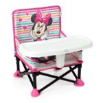 Bright Starts Disney Minnie Maus Pop 'N Sit – 3in1 Tragbare Sitzerhöhung für 6 Monate bis 3 Jahre