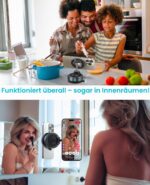 Jononser Magnetische Auto-Handyhalterung – 360° drehbar, Nano-Gel Saugnapf, MagSafe kompatibel – Bild 6