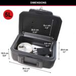 Master Lock L1200 Feuerfester Tresor 5L – Dokumentenschutz mit Schlüsselschloss – Bild 2