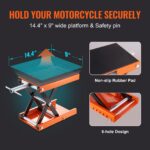 VEVOR Motorradhebebühne 500 kg – Scherenheber mit Sicherheitsverriegelung für Wartung & Reparatur – Bild 3