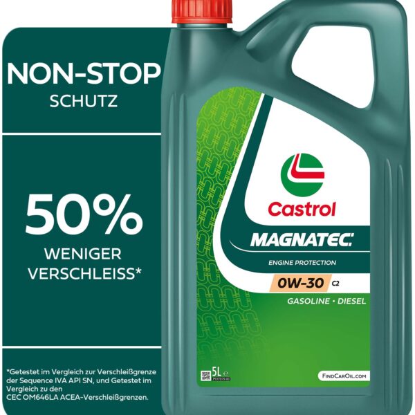 Castrol MAGNATEC 0W-30 C2 Motoröl 5L – Sofortschutz für optimale Motorleistung