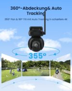 Reolink Atlas PT Ultra 4K Solar Überwachungskamera – 500 Tage Akkulaufzeit, Auto-Tracking & ColorX-Nachtsicht – Bild 2