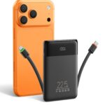 VEGER 10000mAh Power Bank mit 22.5W Schnellladung – Kompakt & 4 Ausgänge für iPhone & Samsung