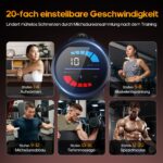 AERLANG Massagepistole mit Wärmefunktion – 3200 U/min, 7 Köpfe & 20 Stufen – Bild 5