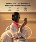INIA LED Gesichtsmaske mit 4 Modi & 850 nm NIR – Rotlichttherapie für Anti-Aging – Bild 9