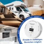TONSHAN Gasmelder CH4/Propan – Batteriebetriebener Methandetektor mit Dual-Alarm für Haushalt – Bild 8