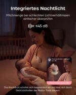Nuliie JoyFlow Pro Tragbare Milchpumpe – Freihändig, leise & BPA-frei (2er-Pack) – Bild 3