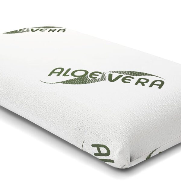 Siebenschläfer Orthopädisches Nackenstützkissen 70x36cm – Memory Foam mit Aloe Vera