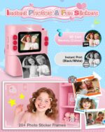 MYSTILUCK Sofortbildkamera für Kinder – 1080P HD mit Thermodruck & 32GB Speicher – Bild 4