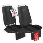 ATHLON TOOLS 2er-Set Kindersitzunterlage mit Seitenschutz & Isofix – Autositzschutz