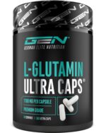 L-Glutamin Ultra Caps 365 Kapseln – 6600 mg Tagesportion hochdosiert für Sportler