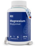 Magnesiumbisglycinat 2000 mg – 250 Kapseln hochdosiert für Schlaf & Energie