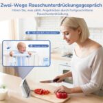 jeeber 5" Babyphone ohne WLAN – 1080P HDR Nachtsicht, Zwei-Wege-Audio & 8 Schlaflieder – Bild 8