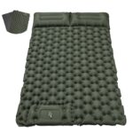 Satisure Camping Isomatte 2 Personen – Wasserdicht & Aufblasbar mit Fusspress-Pumpe