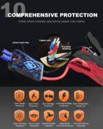 SUCFOCUS 12V Auto Starthilfe Powerbank 4000A – Tragbarer Jump Starter mit LED & Quick Charge – Bild 7