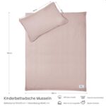 lulumoon Kinderbettwäsche 100x135 cm – Musselin-Baumwolle mit OEKO-TEX Standard – Bild 3