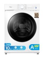 Midea V3 Waschmaschine 10 kg – A-10% Energieeffizienz mit Dampf & Tierhaarprogramm