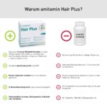 amitamin Hair Plus – 180 Haarvitamin-Kapseln mit Biotin & Zink für kräftiges Haarwachstum – Bild 4