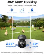 Reolink E1 Outdoor 5MP PTZ WLAN Überwachungskamera – 3X Zoom & Vollfarb-Nachtsicht – Bild 2