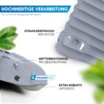 NORDMUT® Isomatte 10 cm mit Fußpumpe – Schnellaufblasend für Camping & Outdoor – Bild 3
