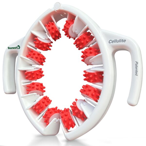 TESMED CELLULITE Manueller Anti-Cellulite Massageroller mit patentierter Rollentechnologie – Made in Italy, klinisch getestet