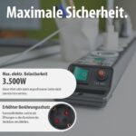 Brennenstuhl Super-Solid 8-Fach Steckdosenleiste mit Überspannungsschutz – 2,5m Kabel – Bild 5