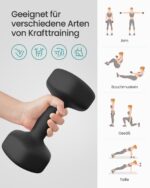 SONGMICS Kurzhanteln 2er Set 10 kg mit Neopren-Beschichtung – Hexagon Hanteln für Krafttraining – Bild 5