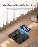 RENPHO Personenwaage Digital bis 250 kg – Körperwaage mit grosser Plattform & LED-Anzeige – Bild 5