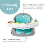 Infantino Music & Lights 3-in-1 Baby-Booster – Mitwachsender Entdeckungssitz mit Klavier in Blau – Bild 7