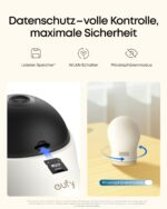 eufy Babyphone C10 – 2K HD Kamera mit 4,5" Display, Hybrid WLAN & Offline, 12h Akku – Bild 7