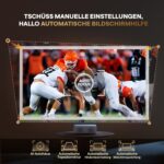 Aurzen EAZZE D1 Smart Beamer 4K – Full HD Projektor mit Netflix & Dolby Audio – Bild 3