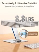 CIRYCASE Laptop Ständer höhenverstellbar – Ergonomischer Aluminium Stand für MacBook & Notebooks 10-16 Zoll – Bild 2