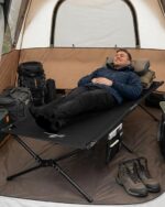 Sportneer Feldbett 199x73cm Klappbar – Stabiles Campingbett mit Edelstahlrahmen – Bild 8