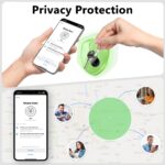 coioc Smart Tracker Tag 4er Pack – Apple Find My kompatibel, IP68 wasserdicht, austauschbarer Akku – Bild 6
