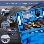 AUTOWN 68-teiliges Reifenreparaturset – Universal-Reifen-Flickset für Auto & Motorrad – Bild 7