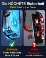 VANMASS Handyhalterung Auto 2026 – 4in1 Lüftung & Saugnapf für iPhone & Samsung – Bild 4