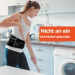 Comfytemp Wärmegürtel 155x20cm mit Vibrationsmassage & Akku – Kabellos für Rücken – Bild 7
