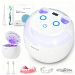 Warmra Ultraschallreiniger 45kHz mit 200ml Dental Pod – Profi-Reinigung für Zahnersatz & Schmuck