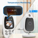 TakTark Babyphone mit Kamera 2" – Digitales Babyfon mit VOX, Nachtsicht & Gegensprechfunktion – Bild 7