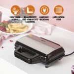 Tristar WF-1171 Waffel-Pommes-Maker 1000W – 15 Portionen gleichzeitig, Edelstahl – Bild 4