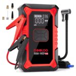 GOOLOO A3 Starthilfe Powerbank 3000A mit Luftkompressor 150PSI – Auto Jump Starter für 12V Fahrzeuge