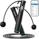 RENPHO Intelligentes Springseil mit App – Verstellbar für Fitness, Boxen & CrossFit