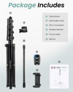 Victiv 197cm Handy-Stativ mit flexiblem Schwanenhals – Overhead-Stativ für Smartphone & Kamera – Bild 8