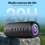 dotn Bluetooth Lautsprecher 2026 – 360° Hi-Fi Sound mit RGB Licht & IPX7 Wasserschutz – Bild 5