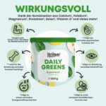 Daily Greens Superfood Pulver 300g – Veganes Nährstoffkonzentrat mit Gerstengras & B12 – Bild 2