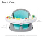 Infantino Music & Lights 3-in-1 Baby-Booster – Mitwachsender Entdeckungssitz mit Klavier in Blau – Bild 3